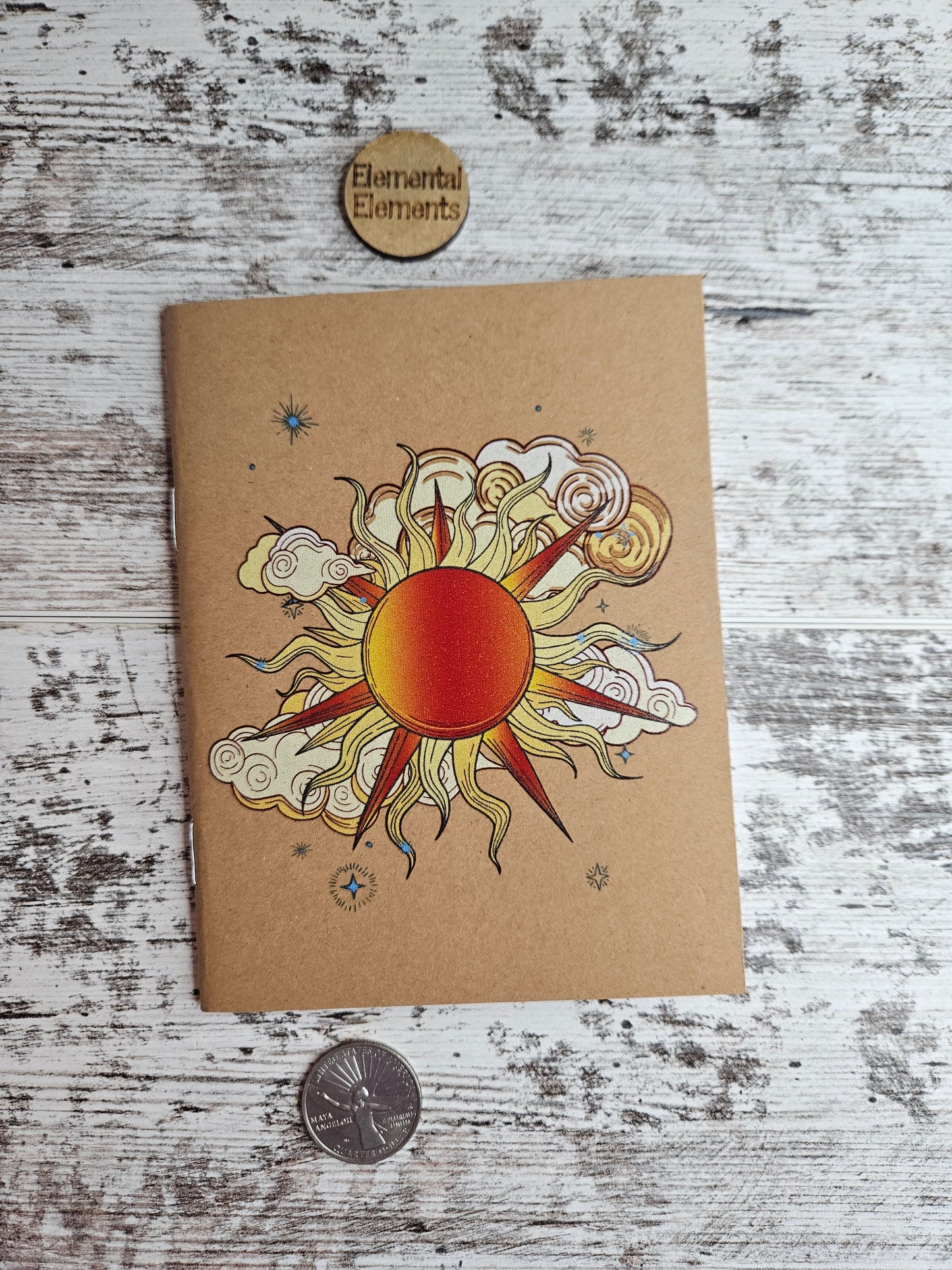 Celestial Bright Sun Journal Notebook