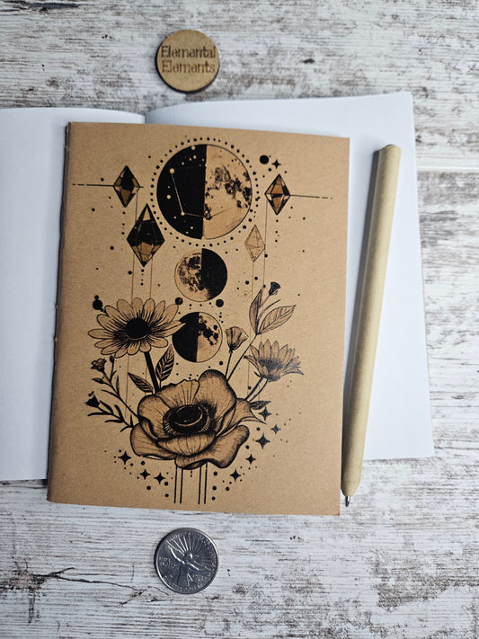 Lunar Blossom Journal Notebook