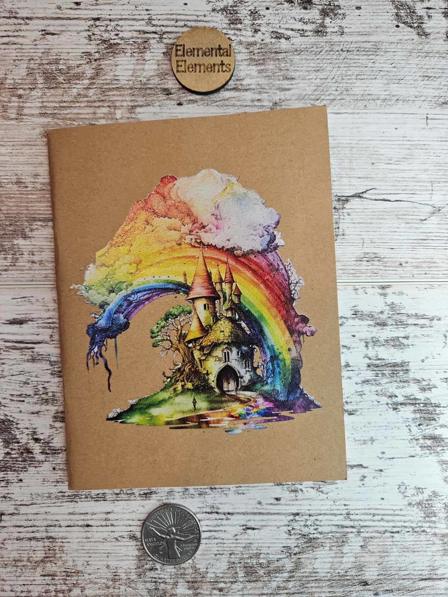 Rainbow Forest Cottage Journal Notebook