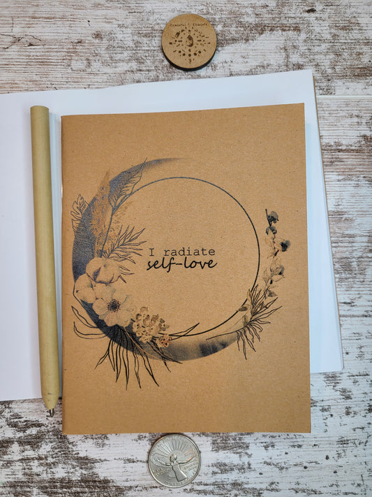 I Radiate Self-Love Journal Notebook | Elemental Elements