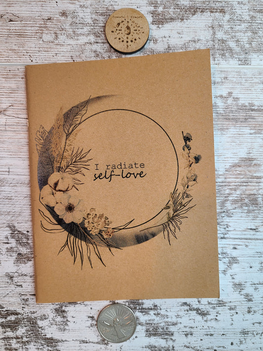 I Radiate Self-Love Journal Notebook | Elemental Elements