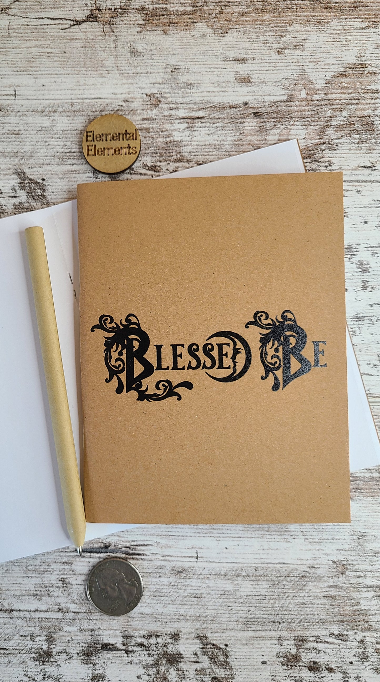 Blessed Be Journal Notebook - | Elemental Elements