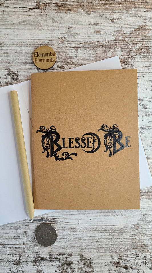 Blessed Be Journal Notebook - | Elemental Elements