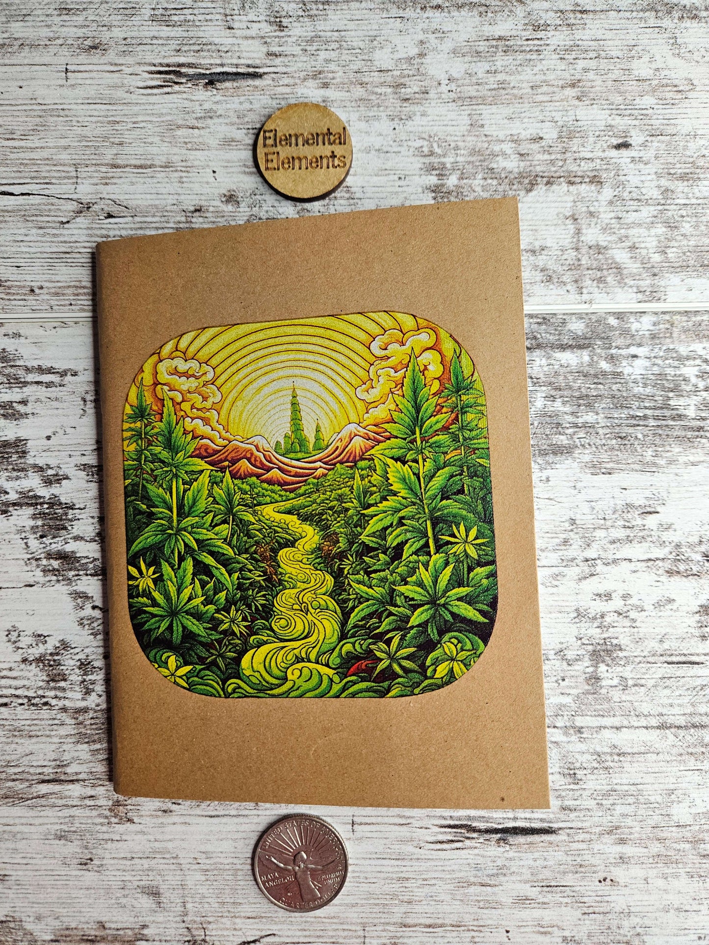 Cannabis Fields Journal Notebook