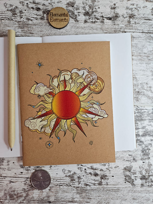 Celestial Bright Sun Journal Notebook