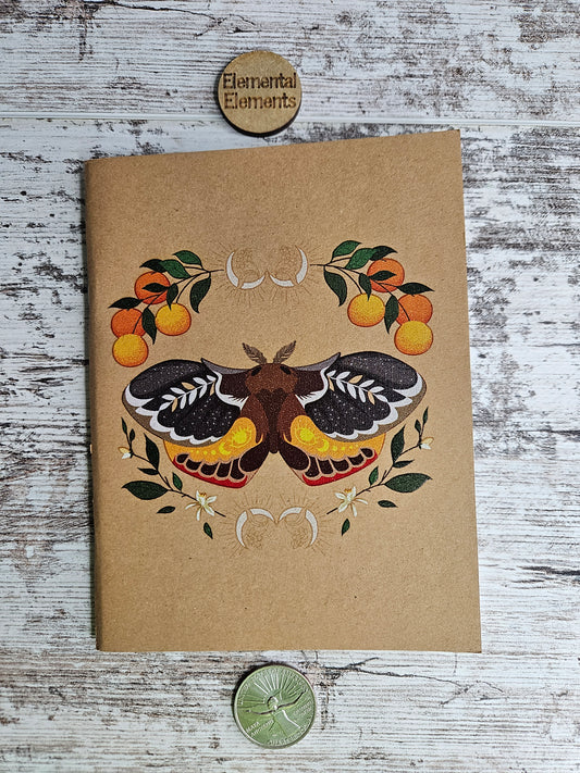 Mabon Harvest Moth Journal Notebook