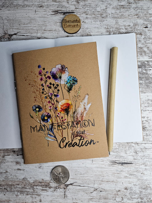 Journal Notebook | Manifestation is Your Creation ™ Floral.