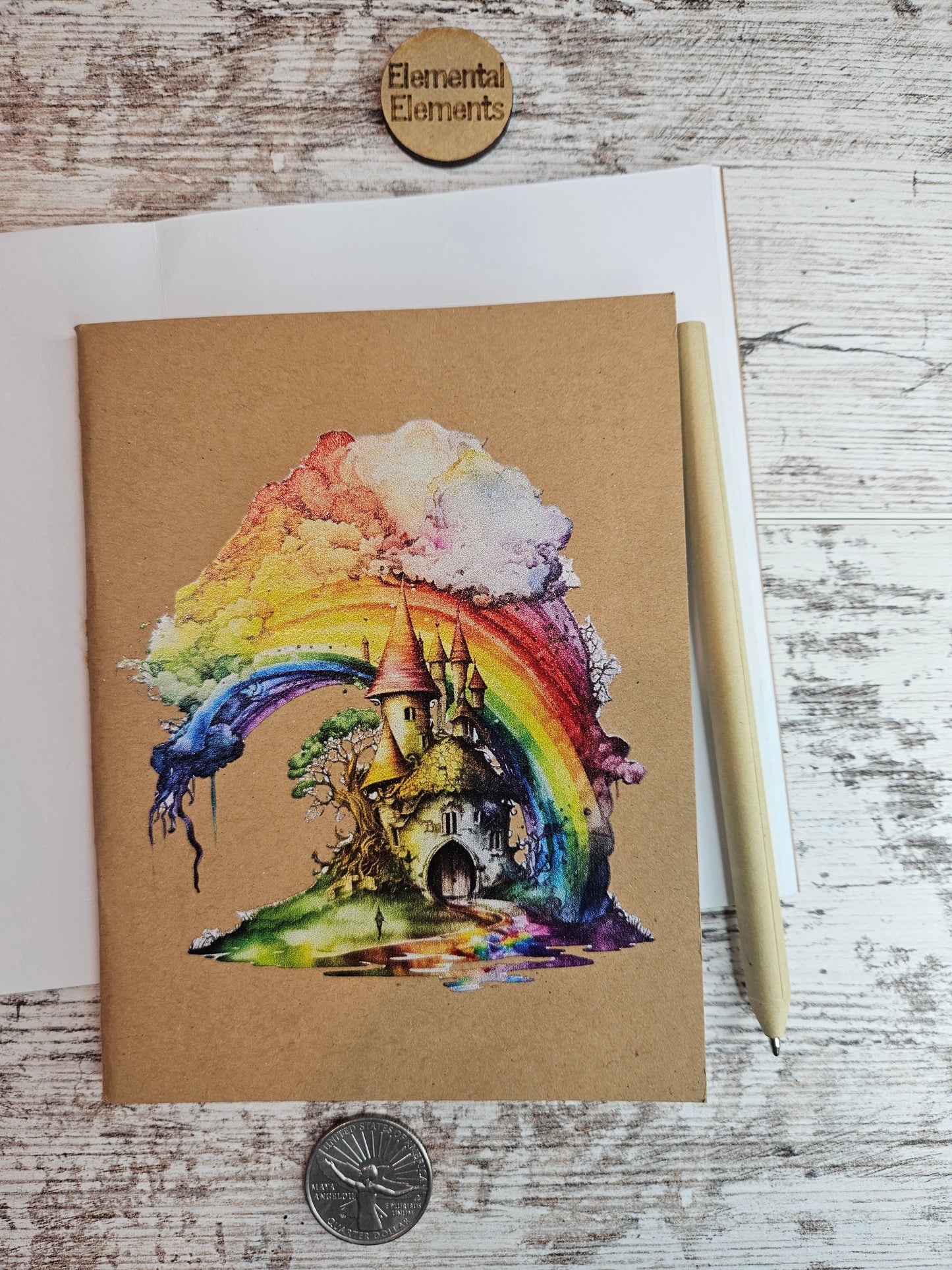 Rainbow Forest Cottage Journal Notebook