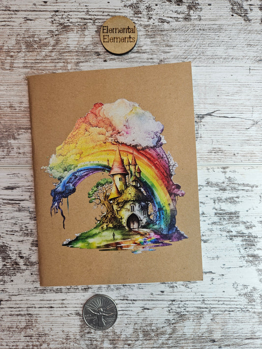 Rainbow Forest Cottage Journal Notebook