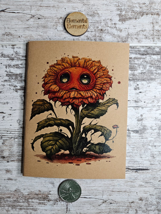 Zombie Flower Journal Notebook