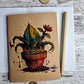 Zombie Plant Puppy Journal Notebook