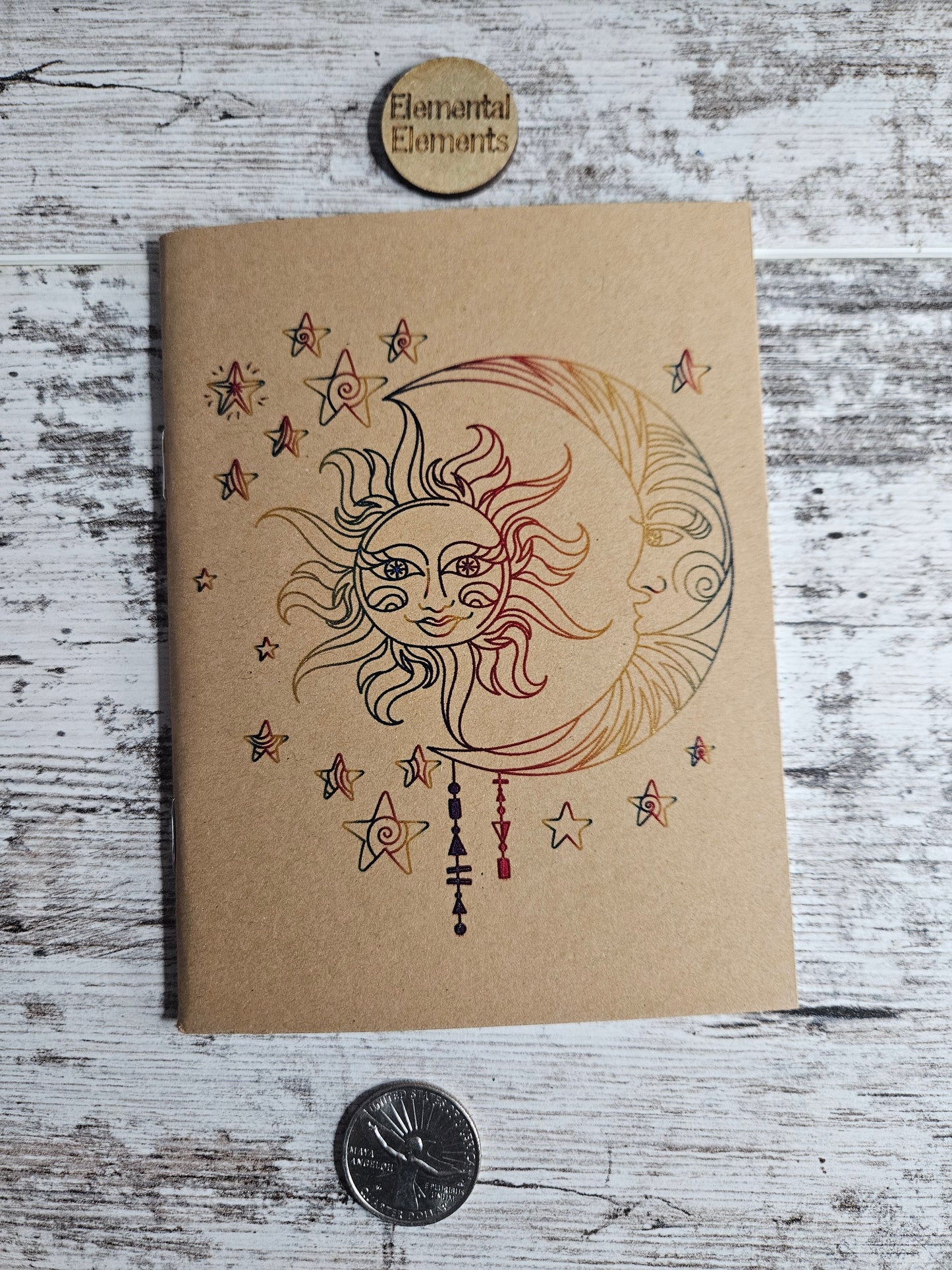 Touch of Whimsy Sun & Moon Journal Notebook