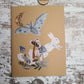 Cottage Core Bunny Mushroom Whimsical Bat Crystal Moon Journal