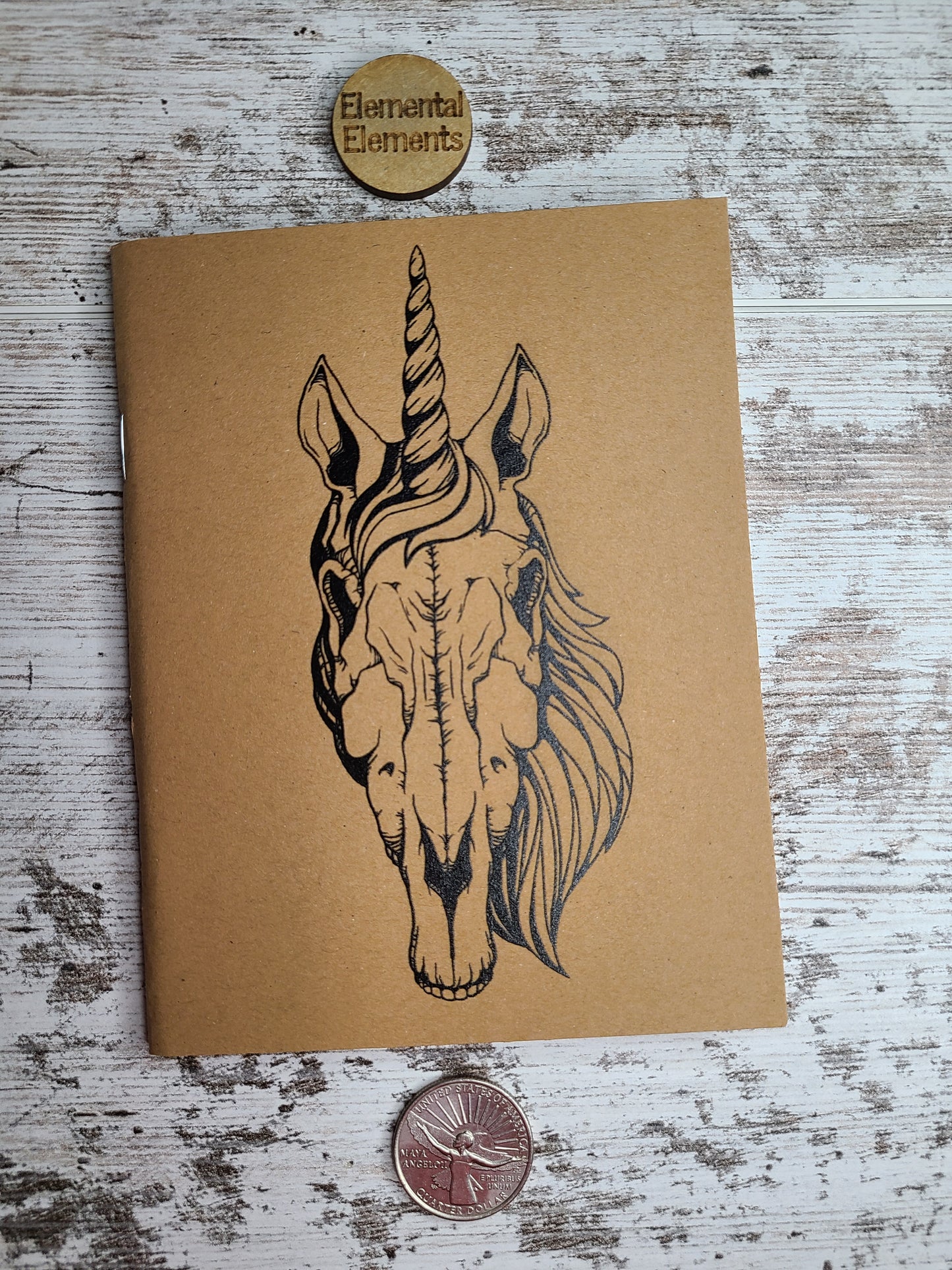 Unicorn Skull Journal