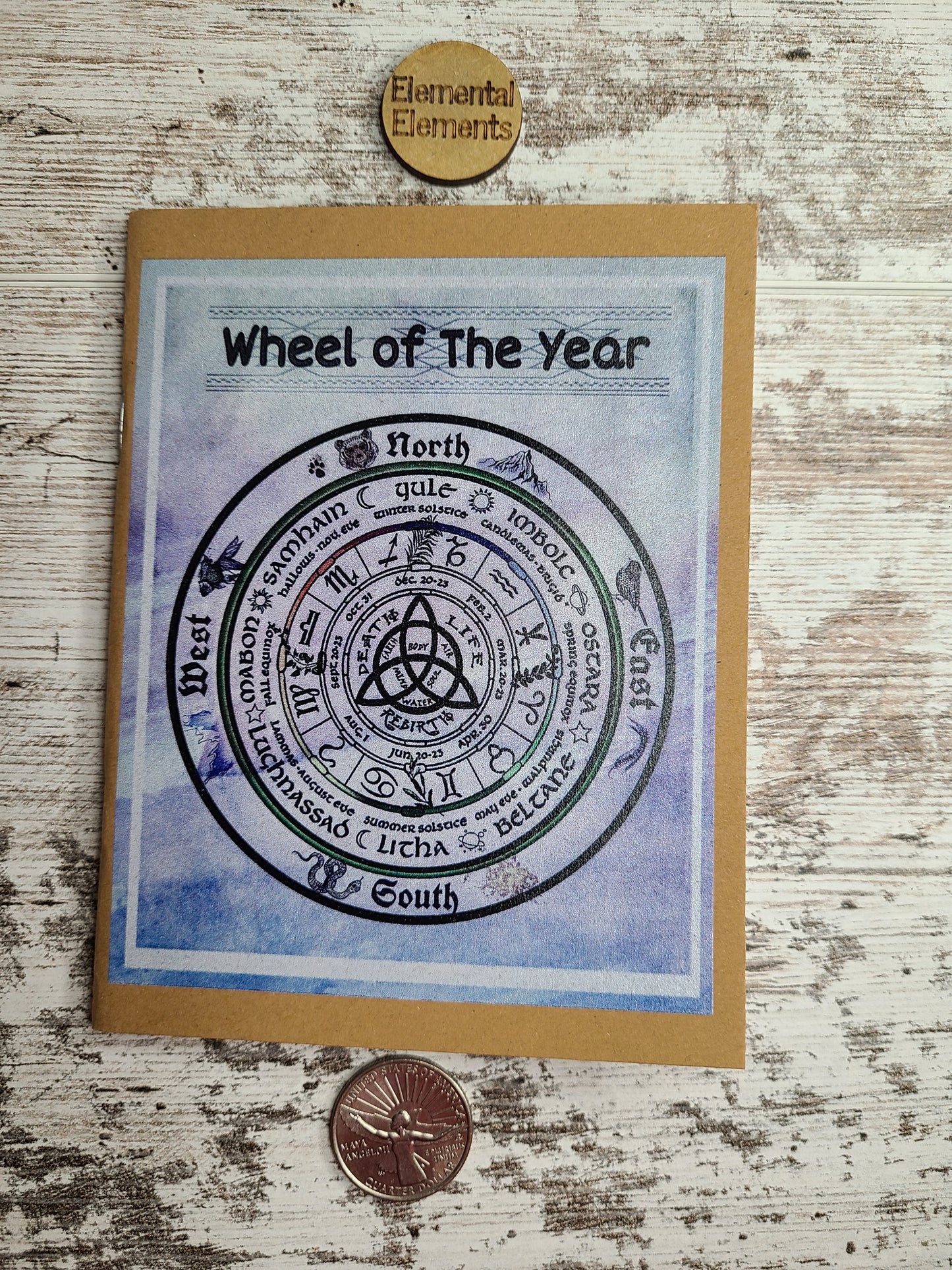 Wheel of the Year  North South East West Death Rebirth Life Journal