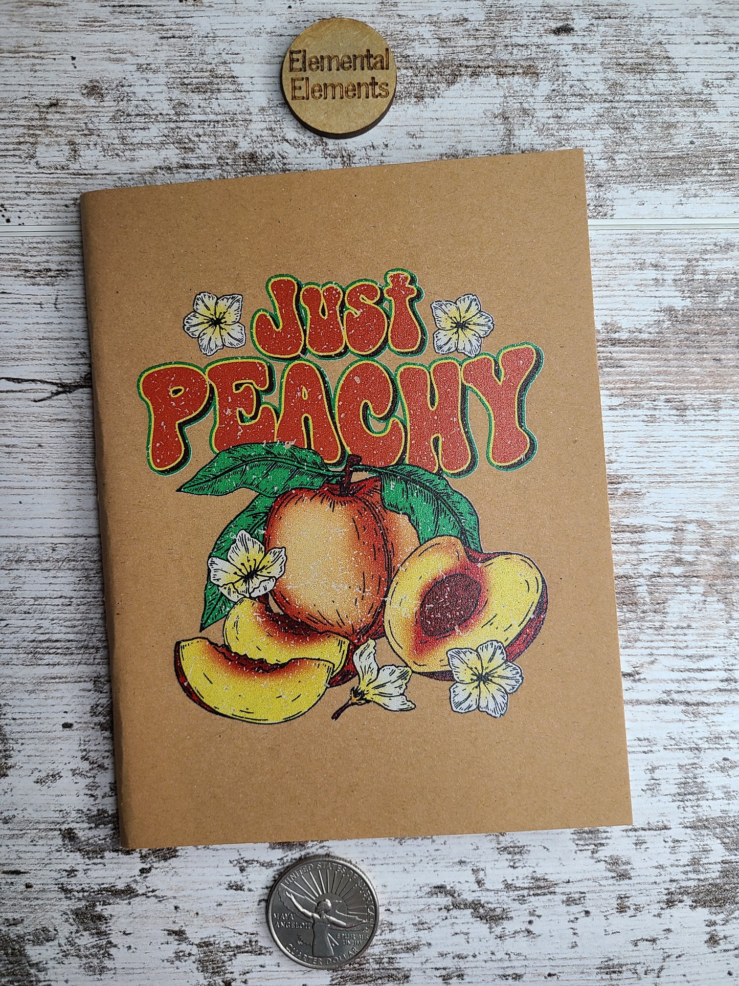 Just Peachy Notebook Journal