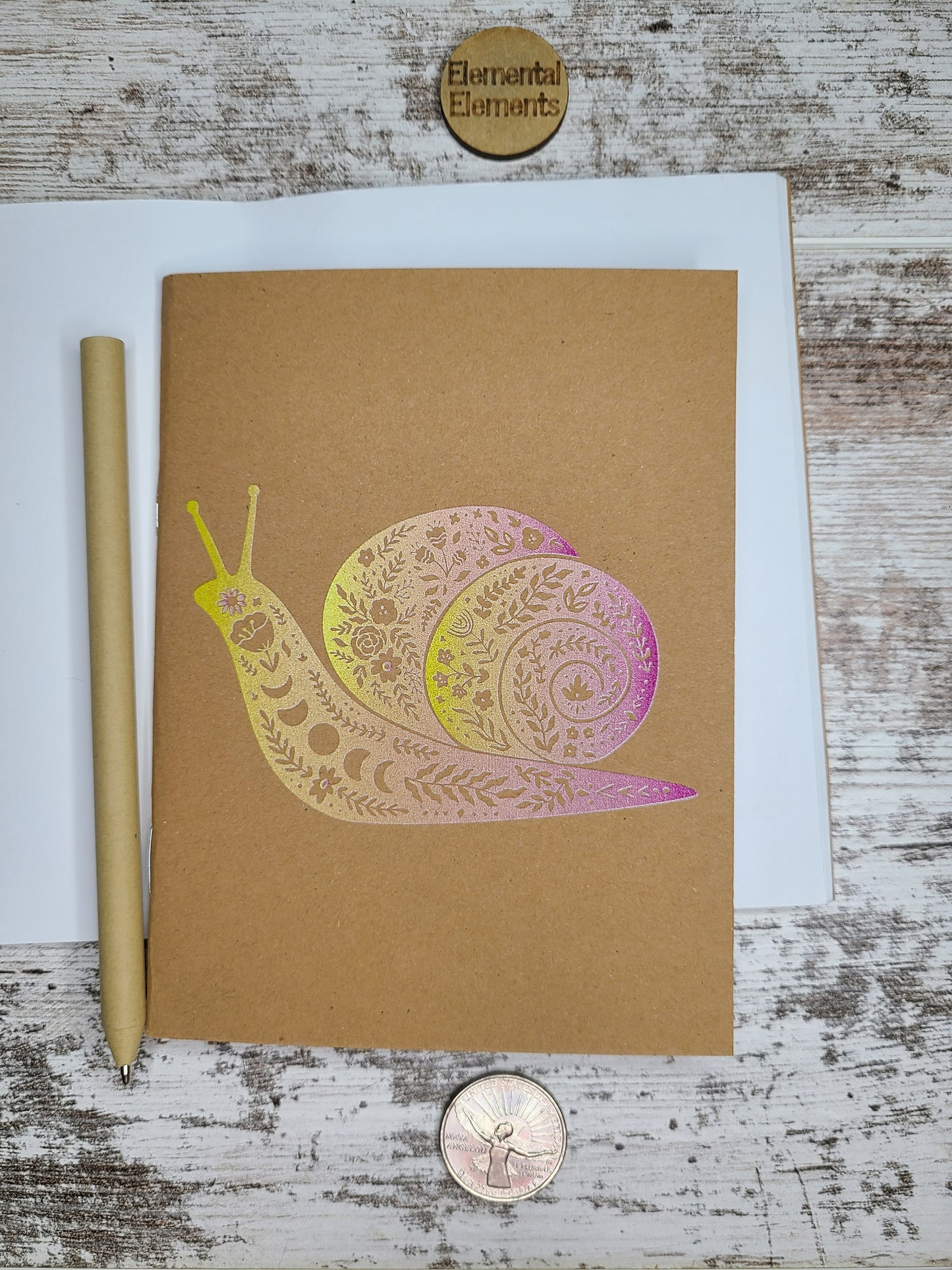 Snail Ostara Spring Notebook Journal