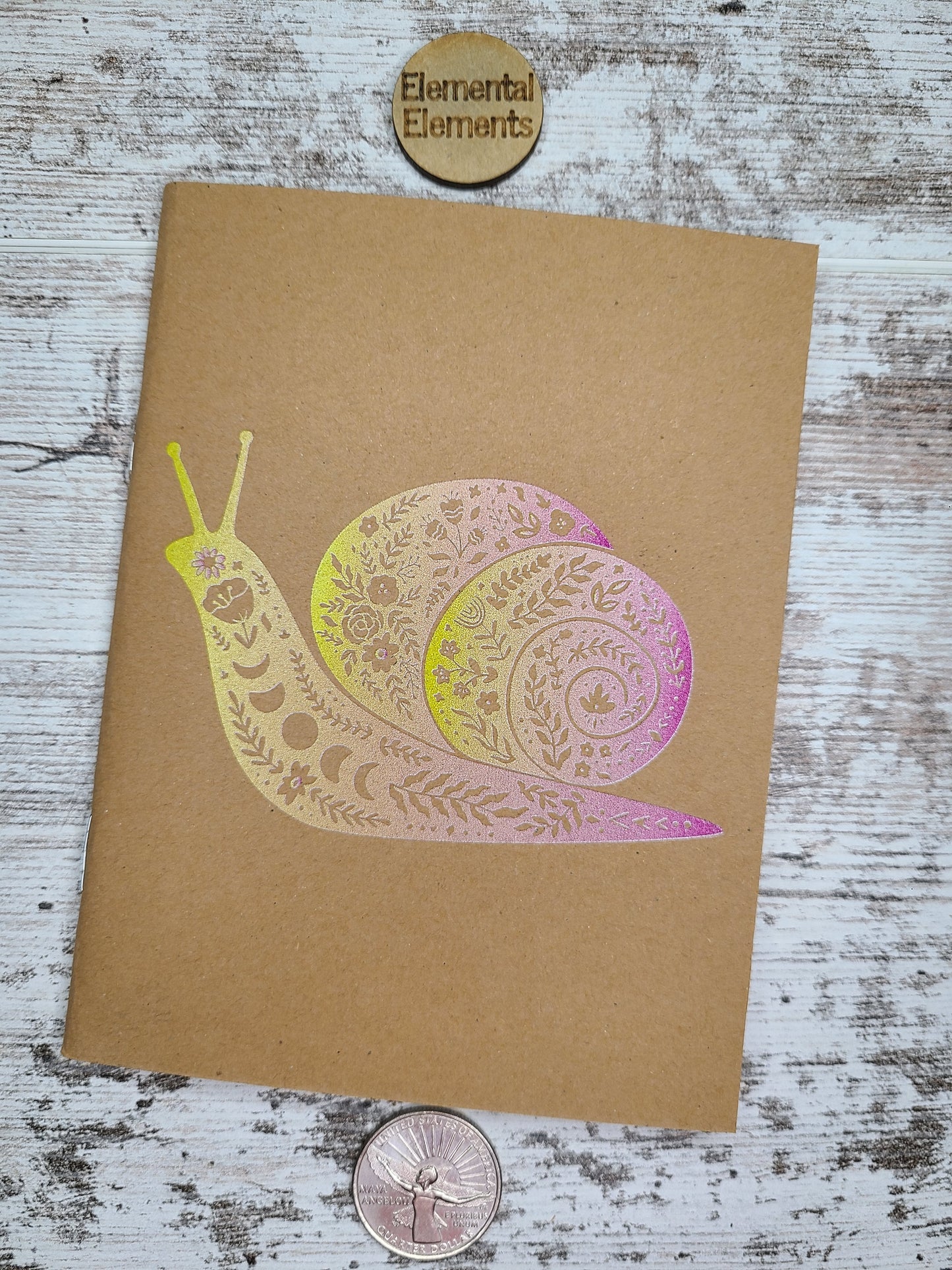 Snail Ostara Spring Notebook Journal