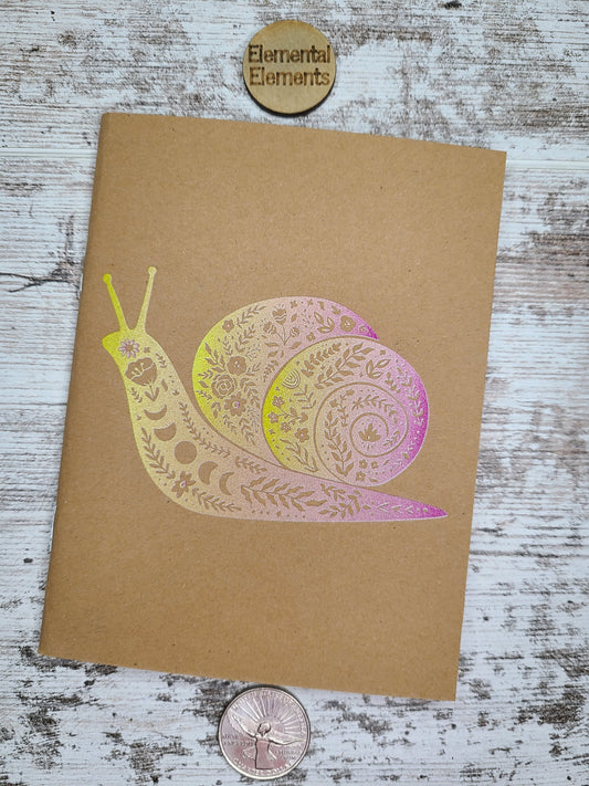 Snail Ostara Spring Notebook Journal