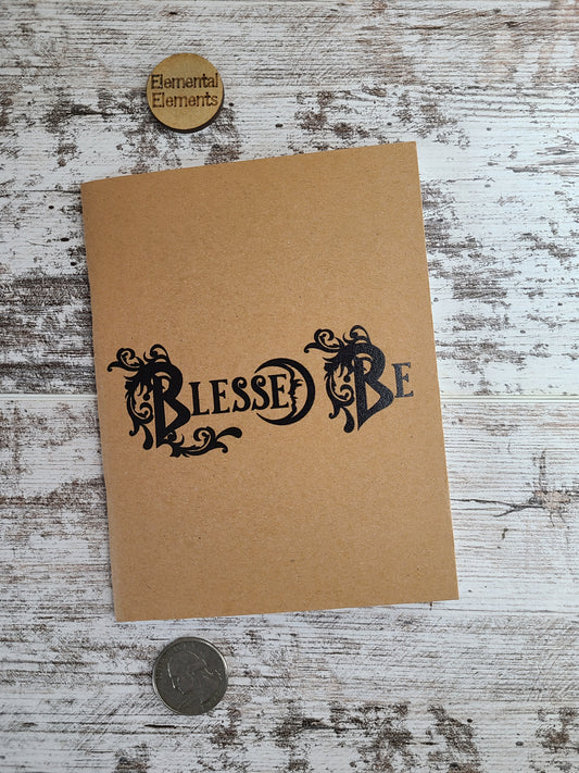 Blessed Be Journal Notebook - | Elemental Elements