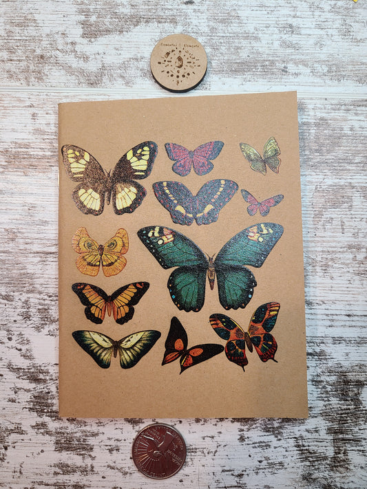 Butterfly Collage Journal Notebook