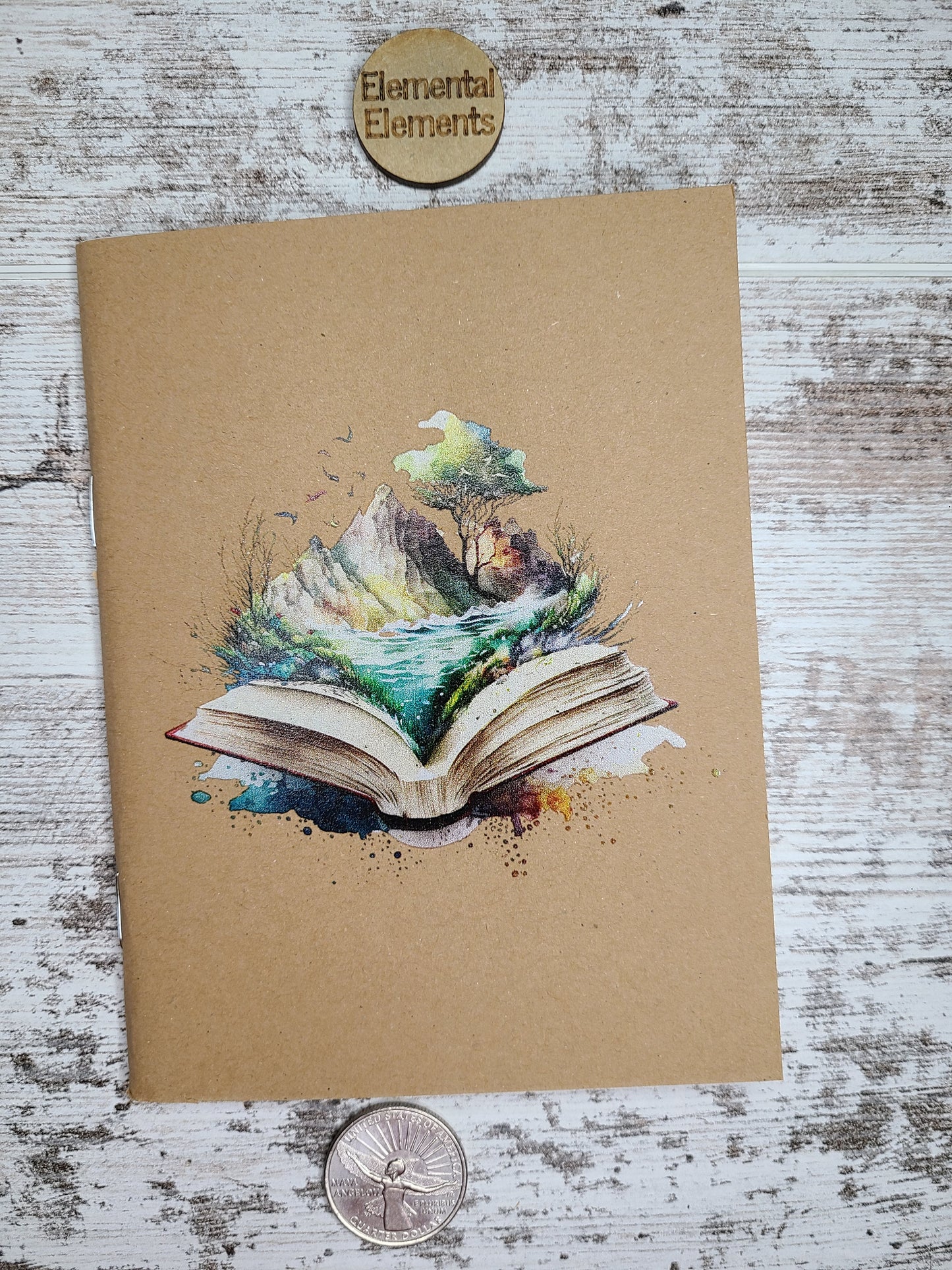 Book Journal Fantasy Island Notebook | Elemental Elements